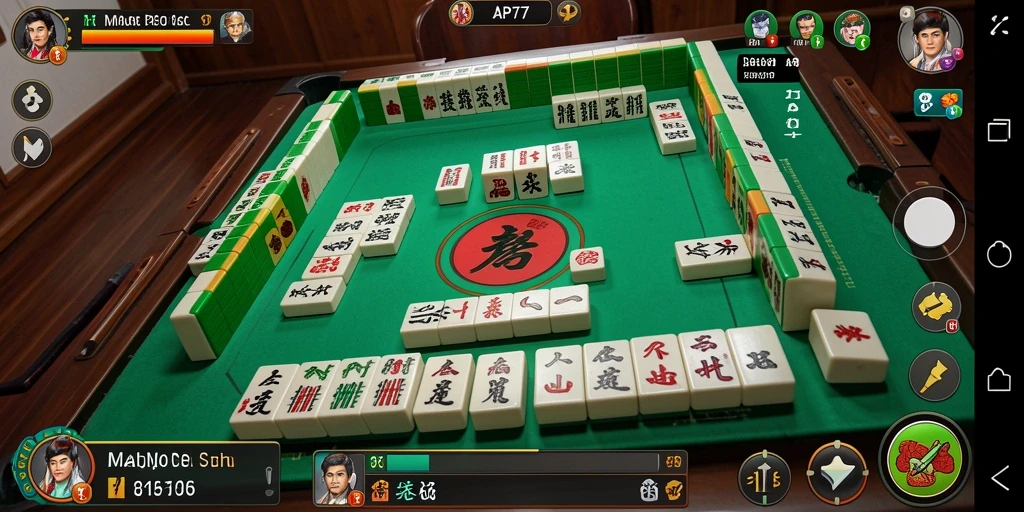 Gameplay seru Mahjong dengan desain yang menarik.