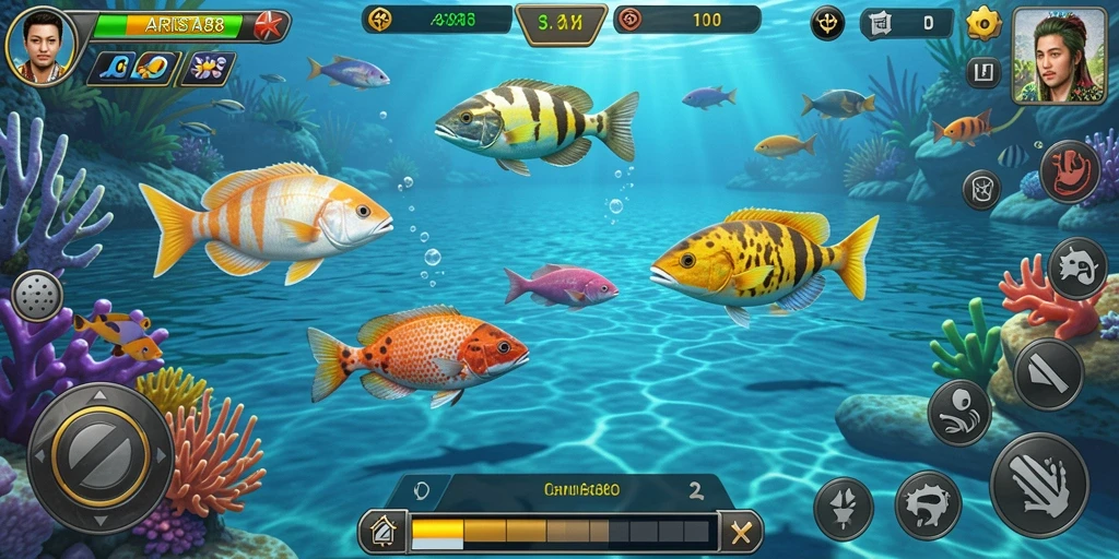 Tampilan screenshot utama ARISTA88 menampilkan aksi seru dalam Tembak Ikan.