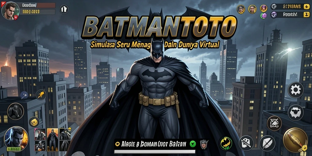 Gambaran gameplay seru di BATMANTOTO dengan aksi Batman yang menegangkan.