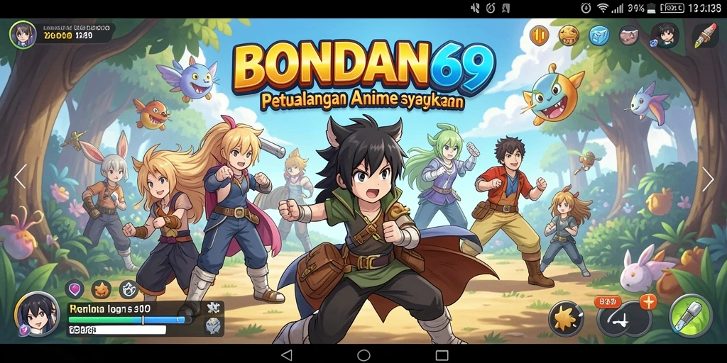 Tampilan gameplay seru dan interaktif BONDAN69 yang memukau.