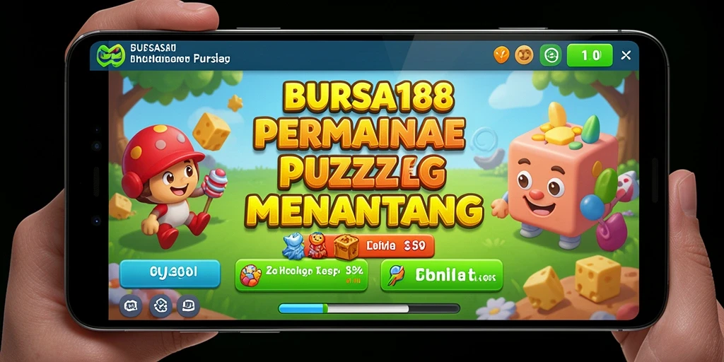 Tampilan gameplay BURSA188 dengan tantangan puzzle yang menarik.