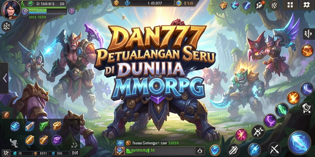 Tampilkan adegan luar biasa dalam gameplay MMORPG.