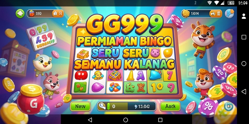 Tampilan gameplay Bingo GG999 yang menarik dan interaktif.