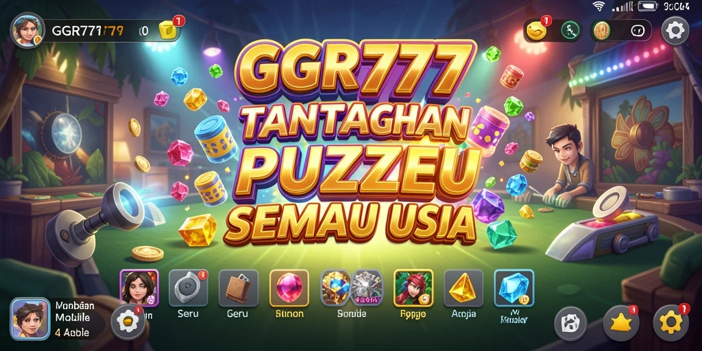 Screenshot gameplay GGR777 menampilkan tantangan puzzle yang seru.