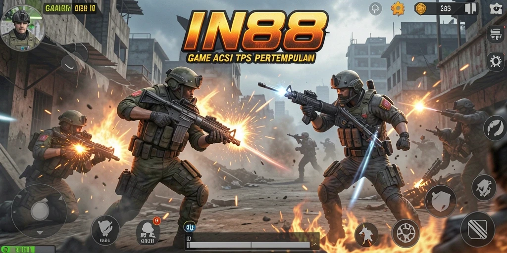 Gameplay seru IN88 dengan pertempuran aksi mendebarkan.