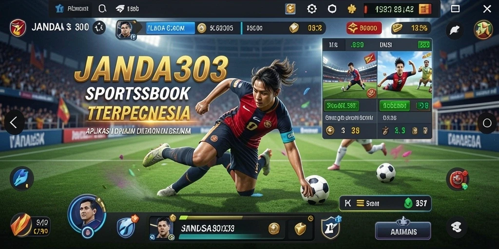 Tampilan gameplay Sportsbook JANDA303 yang menarik dan interaktif.