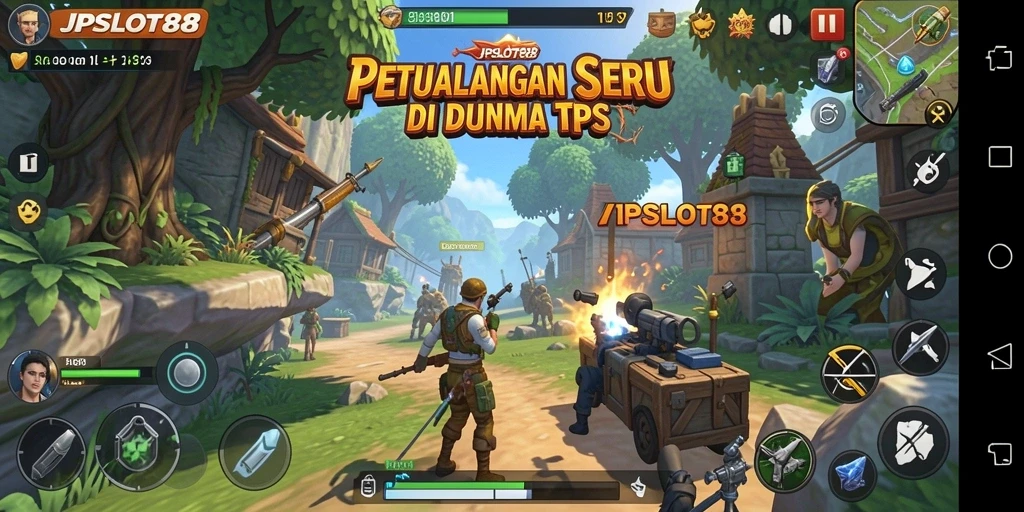 Tampilan gameplay JPSLOT88 yang mendebarkan dan penuh aksi.