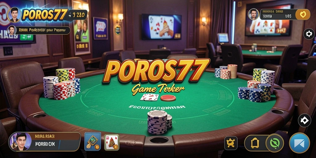 Tampilan gameplay menarik dalam aplikasi POROS77 yang sangat mendebarkan.
