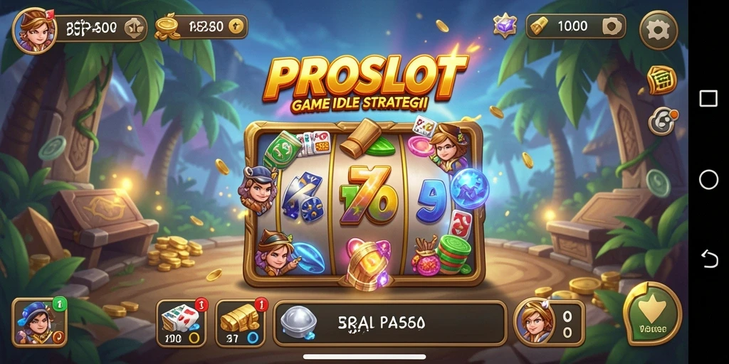 Screenshot gameplay PROSLOT menampilkan slot menarik dan interaksi pemain.