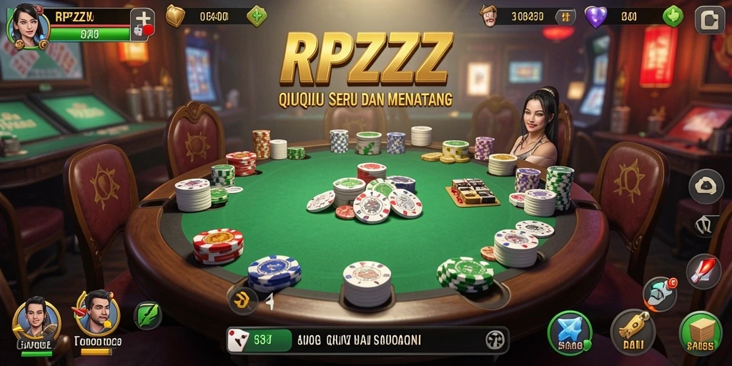 Tampilan seru gameplay QiuQiu dalam RPZZZ dengan banyak pemain.