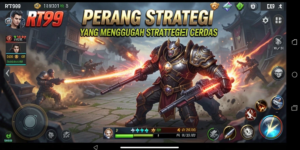 Tampilan gameplay mendebarkan dari RT99 dengan strategi cerdas.